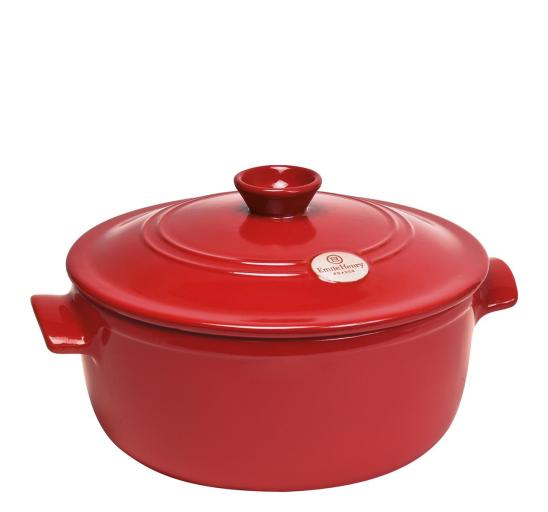 Emile Henry GRAND-CRU Round Stewpot 28.5cm/11", 5.3L/5.6qt - Limolin 