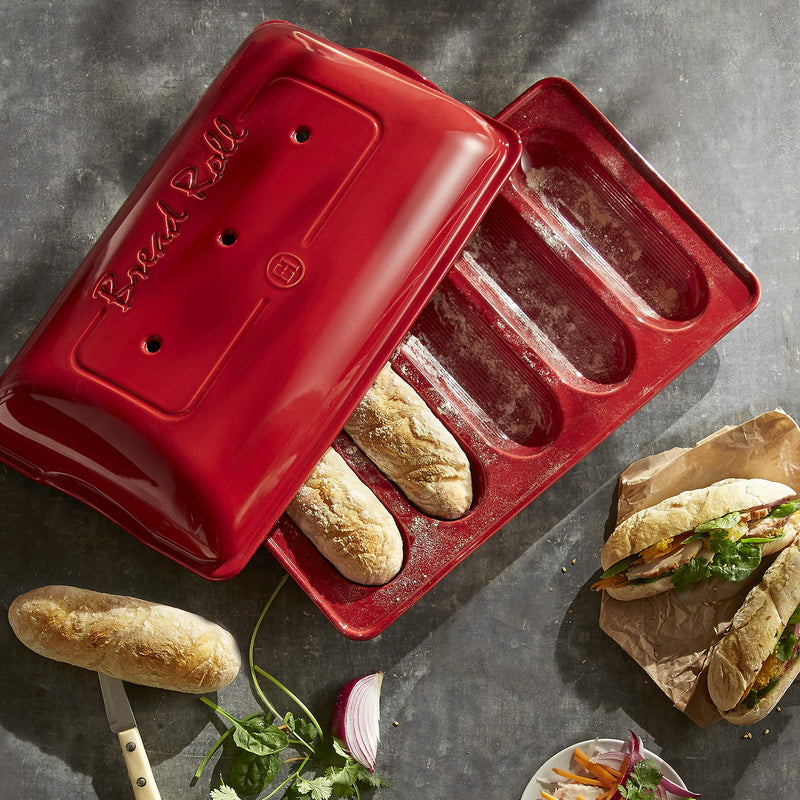 Emile Henry Mini Baguettes Baker 39x23x11cm - Limolin 