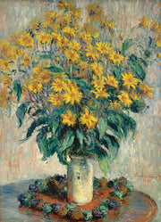 Eurographics - Jerusalem Artichoke Flowers By Claude Monet (1000-Piece Puzzle) - Limolin 
