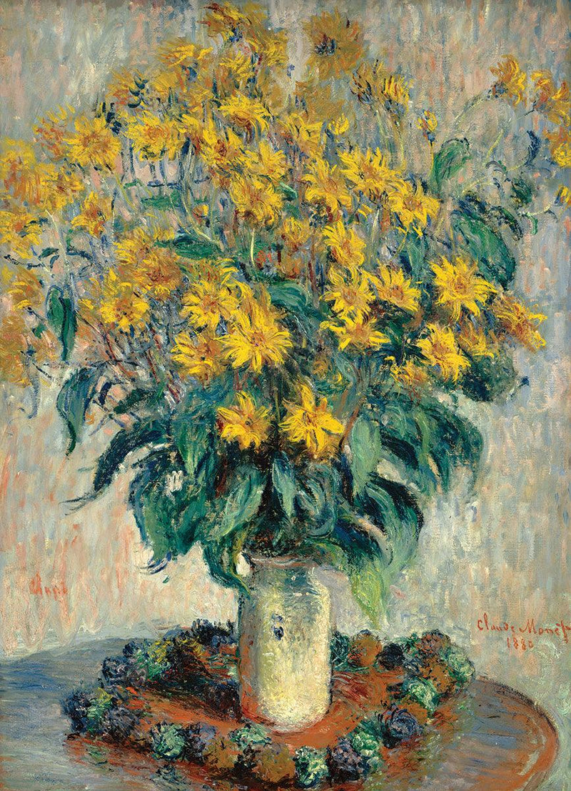 Eurographics - Jerusalem Artichoke Flowers By Claude Monet (1000-Piece Puzzle) - Limolin 