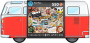 Eurographics - Vw Bus Tin - Road Trips (550-Piece Puzzle) - Limolin 