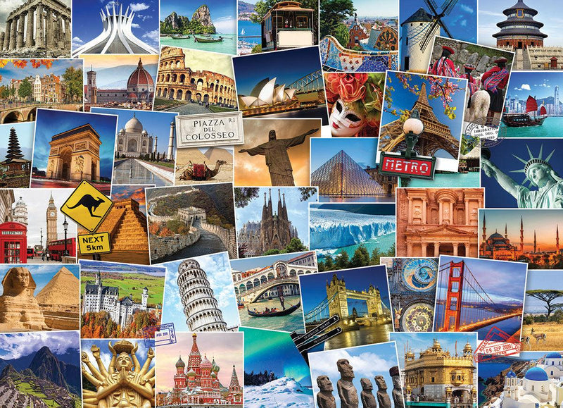 Eurographics - World - Globetrotter (1000-Piece Puzzle) - Limolin 