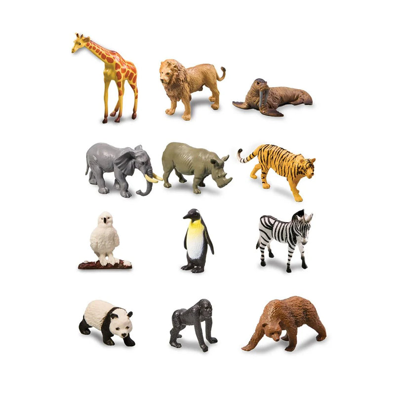 4M - KidzLabs - Wildlife Animal Digging Kit | 12-Piece Display