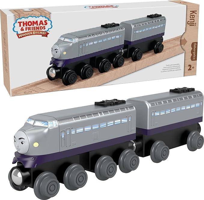 Fisher-Price - Price - Thomas And Friends - Wood Engine & Car - Large - Kenji - Limolin 