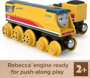Fisher-Price - Price - Thomas And Friends - Wood Engine & Car - Large - Rebecca - Limolin 