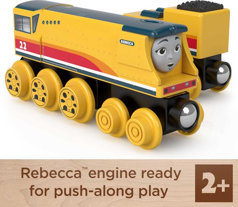 Fisher-Price - Price - Thomas And Friends - Wood Engine & Car - Large - Rebecca - Limolin 