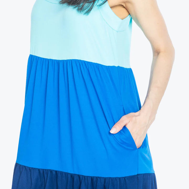 LUG - Flare Colorblock Dress