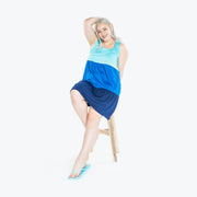 LUG - Flare Colorblock Dress