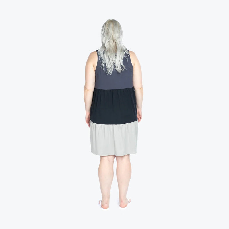 LUG - Flare Colorblock Dress