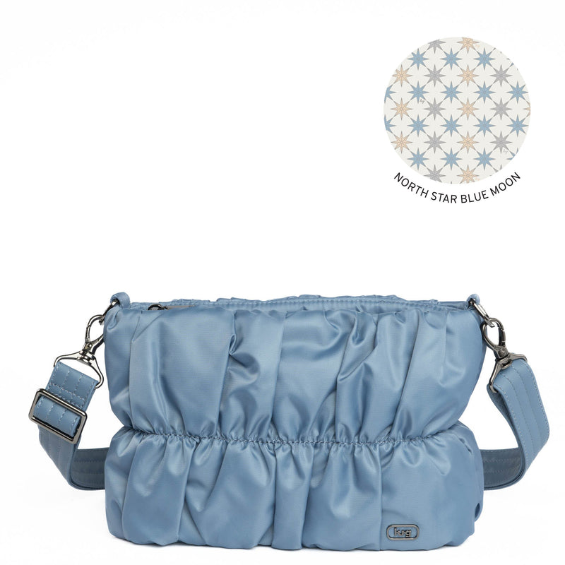 LUG - Flounce Ruched Crossbody Bag
