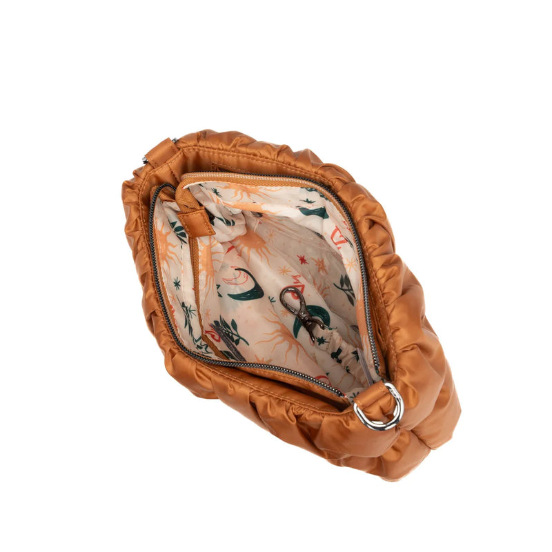 LUG - Flounce Ruched Crossbody Bag