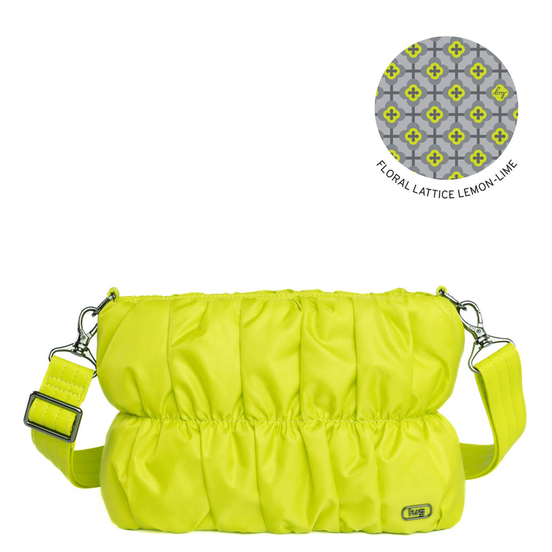 LUG - Flounce Ruched Crossbody Bag