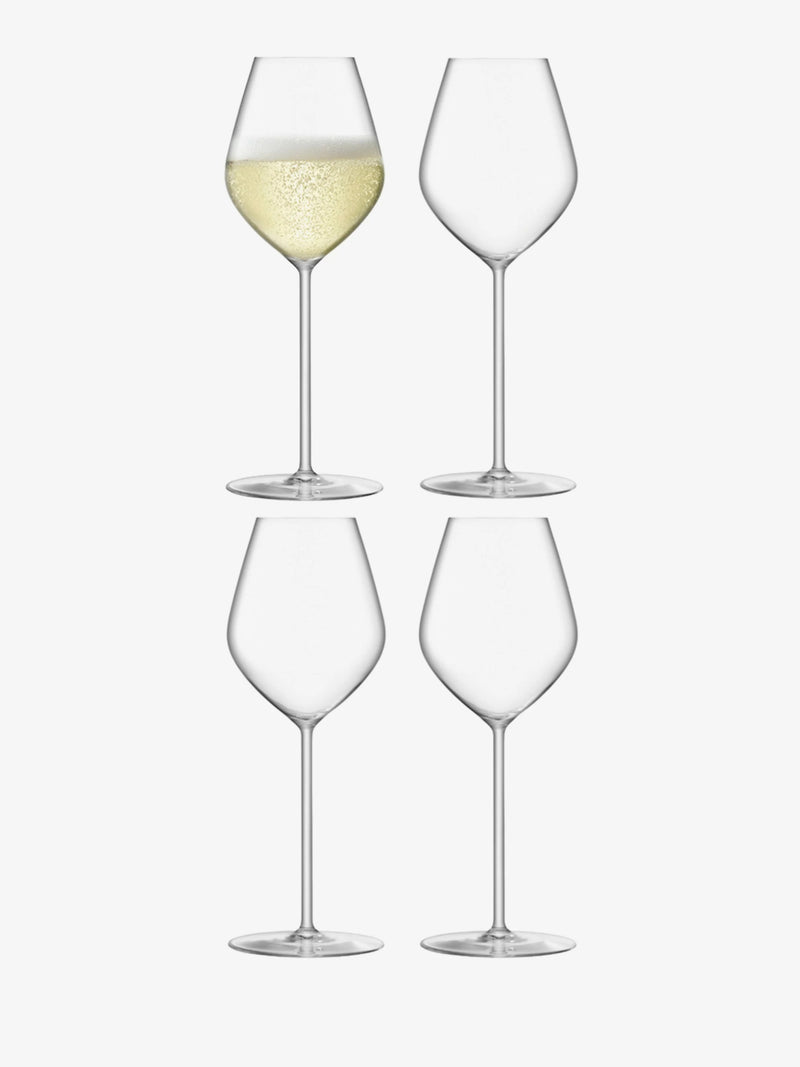 LSA - Borough - Champagne Tulip Glasses (Set of 4) | 285 mL