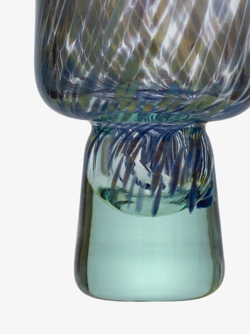 LSA - Sea Glass - Champagne Flutes (Set of 2) | 240 mL - Ocean Blues - detail or setting view