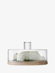 LSA - Lotta - Cheese / Pastry Dome with Ash Wood Base | 32 cm - detail or setting view