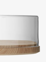 LSA - Lotta - Cheese / Pastry Dome with Ash Wood Base | 32 cm - detail or setting view