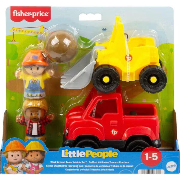 Fisher-Price - LITTLE PEOPLE -  HOT WHEELS -  WHEELIES SPIRAL SPEEDWAY