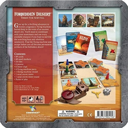 Game Wright - Forbidden Desert - Limolin 