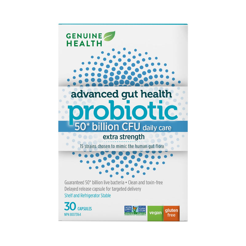 Genuine Health - Adv.GutHealth Prob 50B 30 Vcap - Limolin 