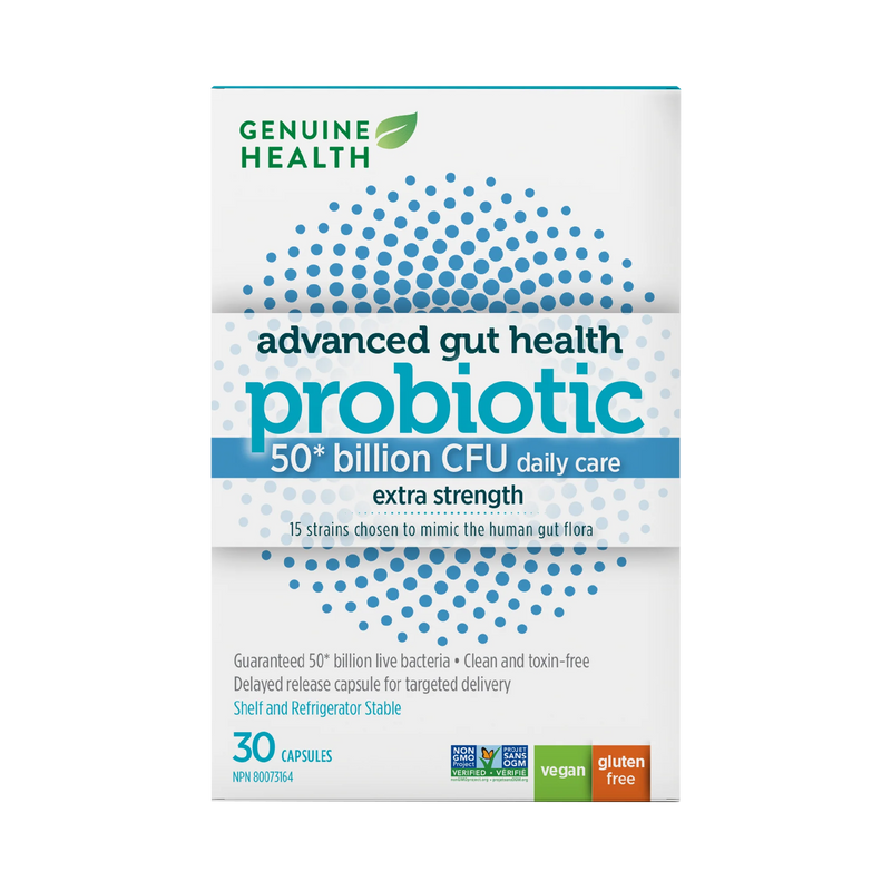 Genuine Health - Adv.GutHealth Prob 50B 30 Vcap - Limolin 