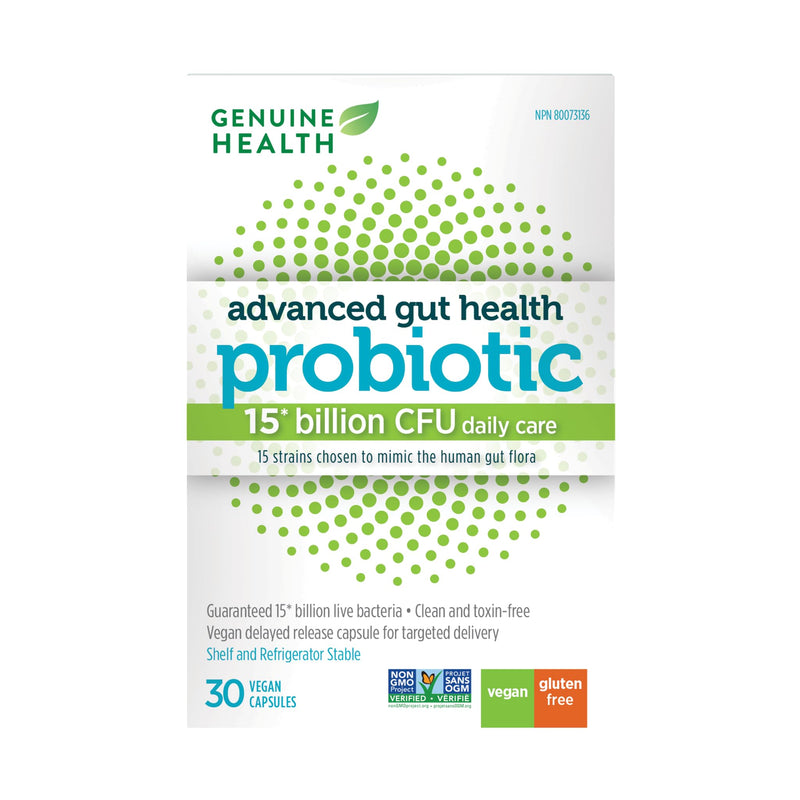 Genuine Health - Advan.GutHealth Prob 15B 30Vcap - Limolin 