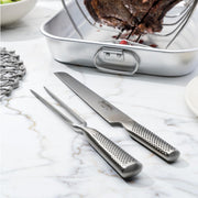 Global - Carving Fork 36cm/14" Straight Edge Forged - Limolin 