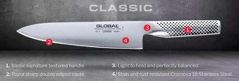 Global - Cook's Knife 24cm/9.5" - Limolin 