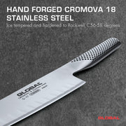 Global - Cook's Knife Fluted 20cm/8" (G61) - Limolin 
