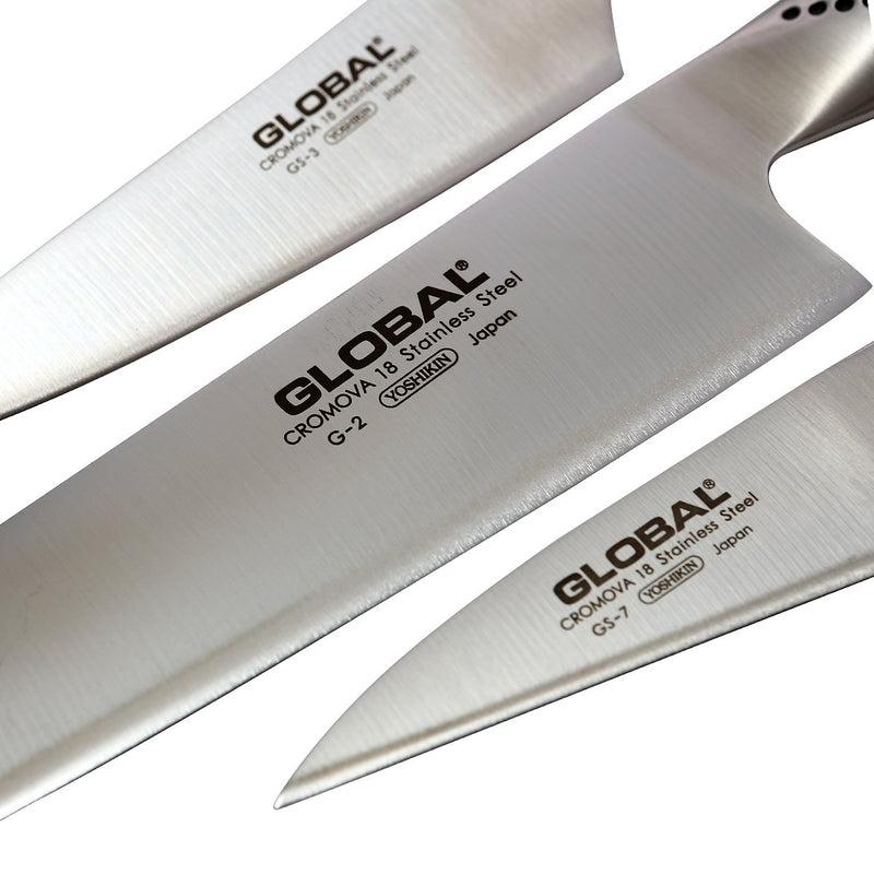 Global - Knife Set 3pc (G2, GS3, GS7) - Limolin 