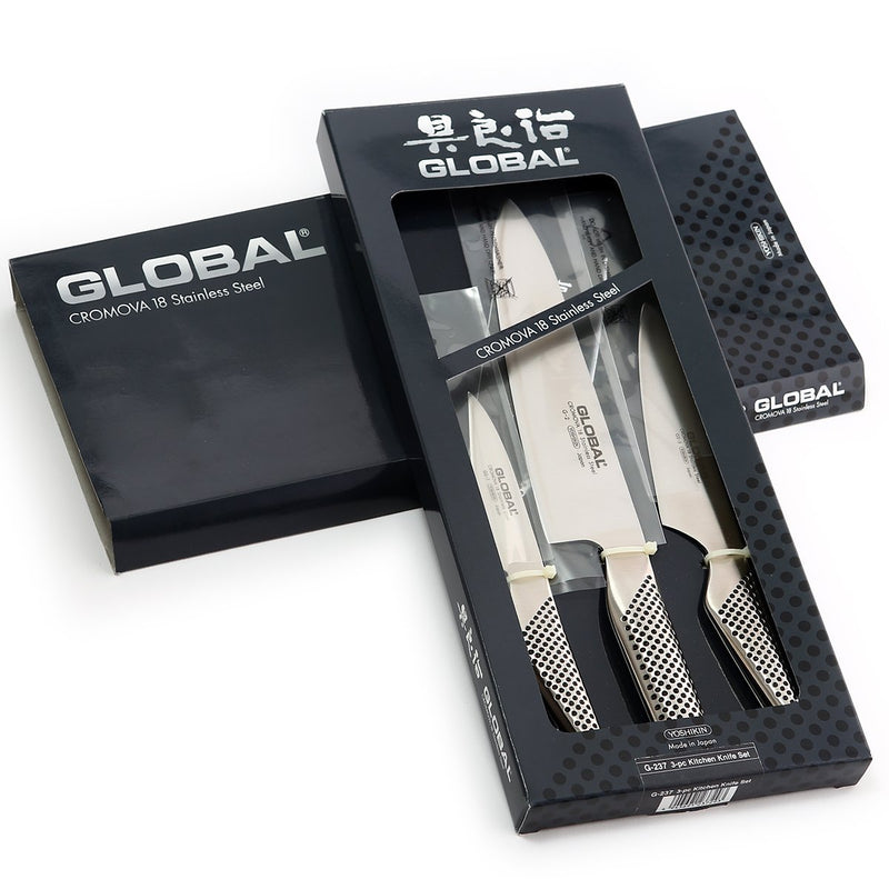Global - Knife Set 3pc (G2, GS3, GS7) - Limolin 