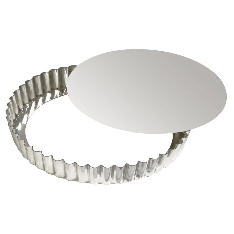 Gobel - Quiche Mold LB Fluted Round 28x2.5cm/11x1" Tin - Limolin 