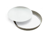 Gobel - Quiche Mold LB Fluted Round Medium Deep 20x3.5cm/8x1.4" Tin - Limolin 