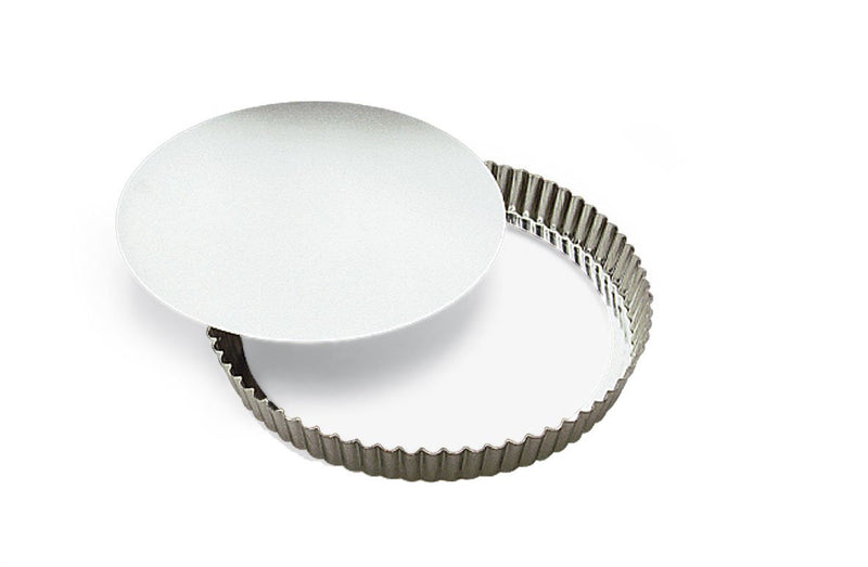 Gobel - Quiche Mold LB Fluted Round Medium Deep 20x3.5cm/8x1.4" Tin - Limolin 