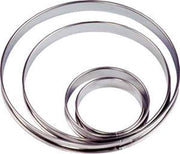 Gobel - Tart Ring Round w/Rolled Edge 10x2cm/4x0.8" SS - Limolin 