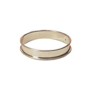 Gobel - Tart Ring Round w/Rolled Edge 10x2cm/4x0.8" SS - Limolin 