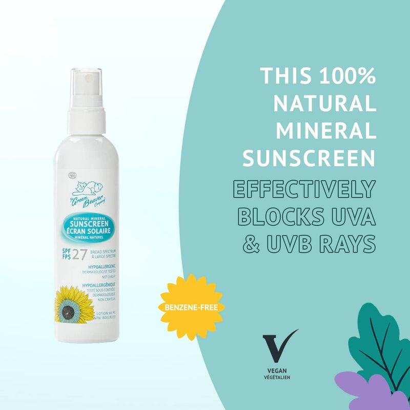 Green Beaver Company - Sunscreen SPF27 Spray- 90ml - Limolin 