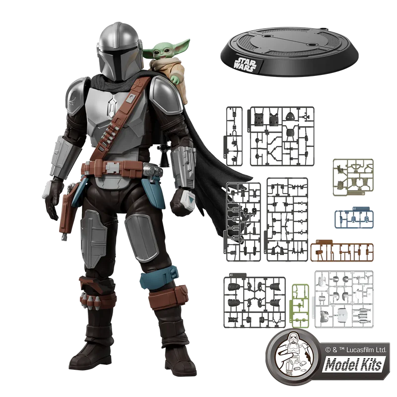 BLOKEES - STAR WARS: THE MANDALORIAN & GROGU™ CHAMPION CLASS 05 KITS DE MODÈLES DIN DJARIN™ & GROGU™ | BLOKEES