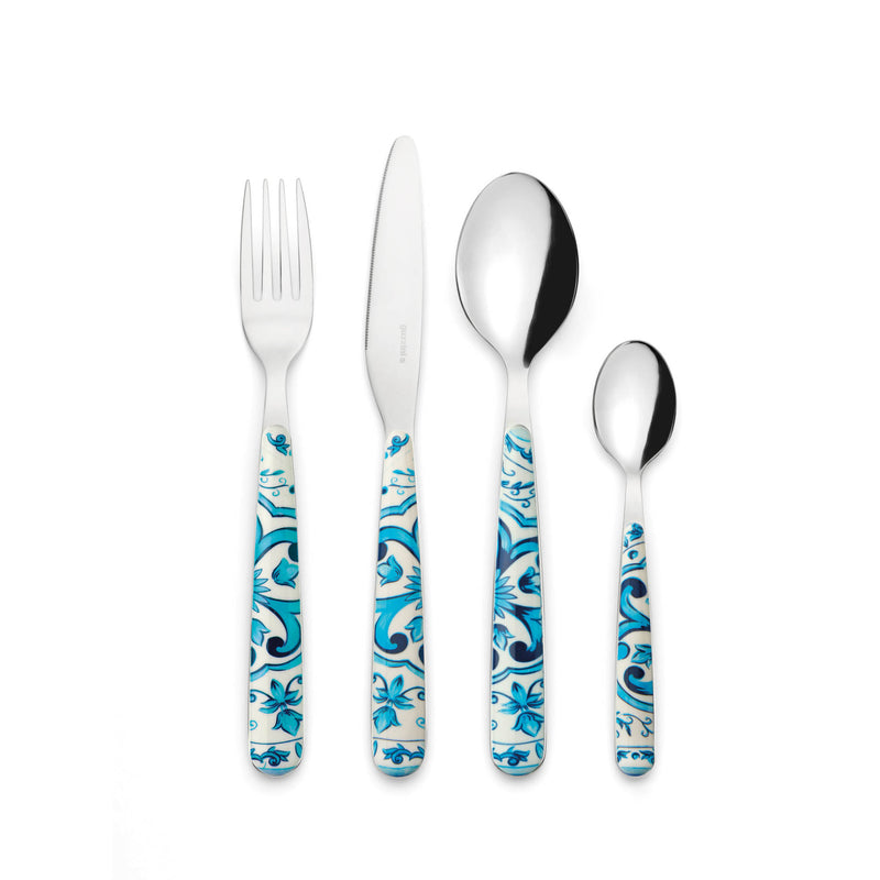 Guzzini - Blues - 24-Piece Cutlery Set - Limolin 