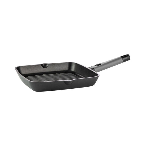Guzzini - Cook Strong - Square Griddle Pan 28X28 (Grey) - Limolin 