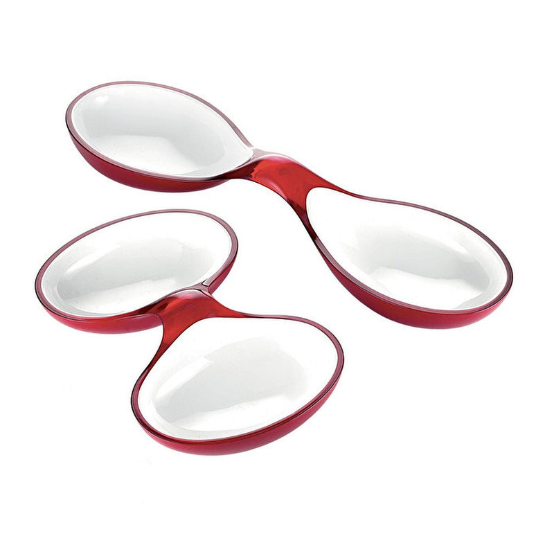 Guzzini - Grace - Two-Tone Interlocking Dishes (Set of 2) - Limolin 