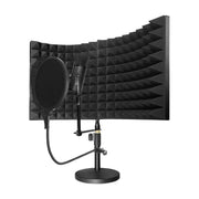 HamiltonBuhl - On-Air Podcast Kit Contains Podcast Microphone, Sound Isolation Shield, Pop Filter And Stand Kit - Limolin 