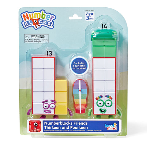 Hand 2 Mind - 2025 Numberblocks Friends Thirteen & Fourteen Figure Pack - Limolin 