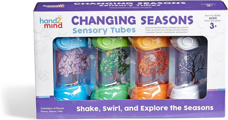 Hand 2 Mind - Changing Seasons - Sensory Fidget Tubes (Set of 4) - Limolin 