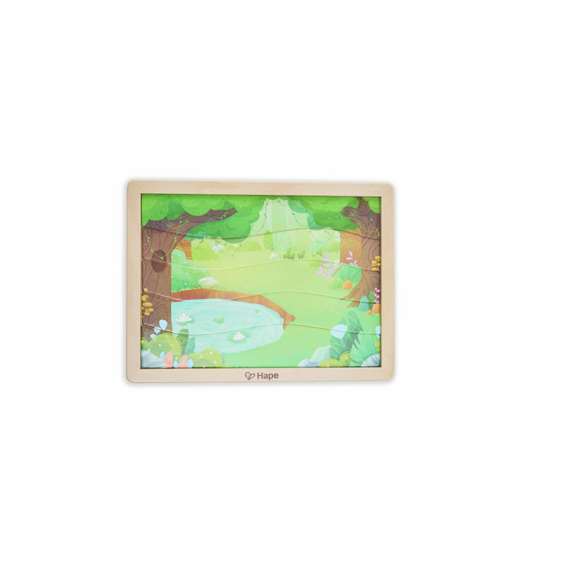 Hape - Animal Kingdom Puzzle - Limolin 