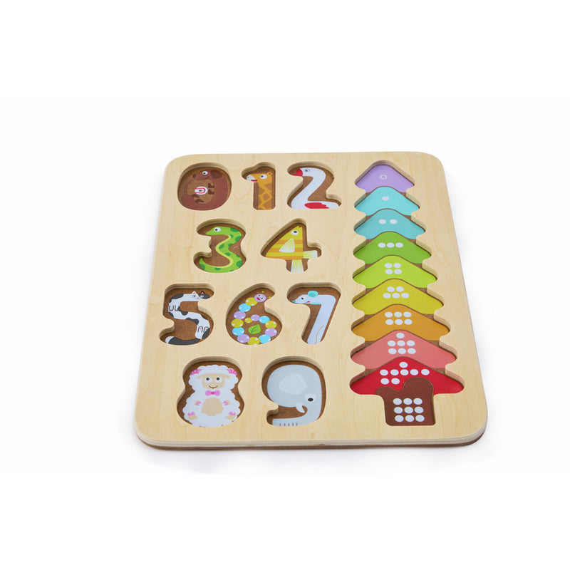 Hape - COLOURS & NUMBERS PUZZLE - Limolin 