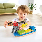 Hape - Cargo Ship & Crane - Limolin 