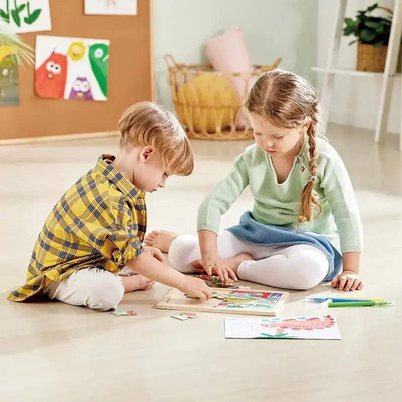Hape - Dino Wooden Puzzle - Limolin 