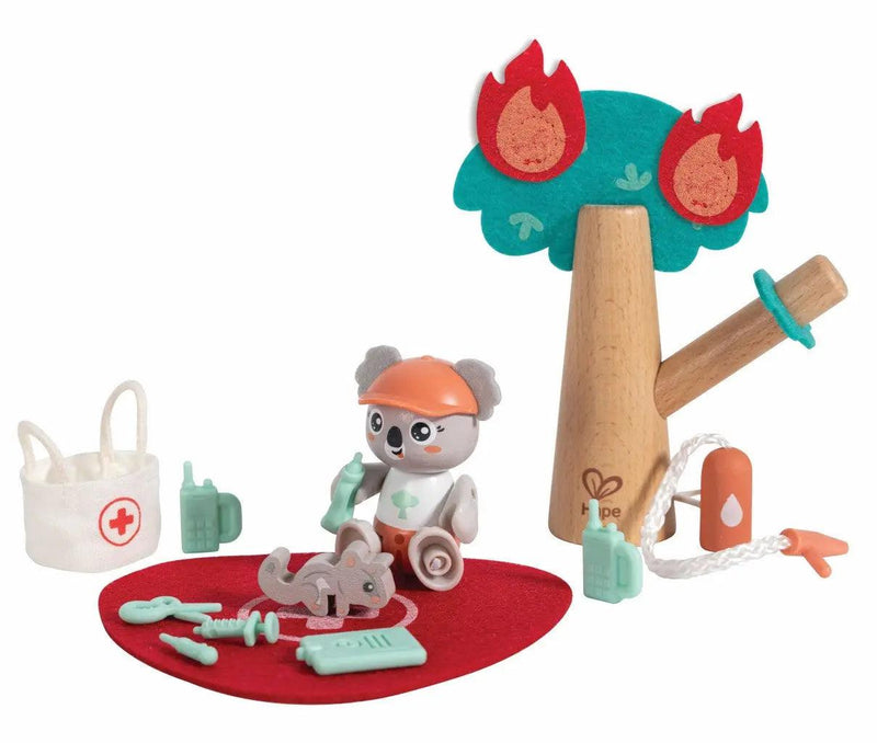 Hape - Fire Rescue Set - Limolin 