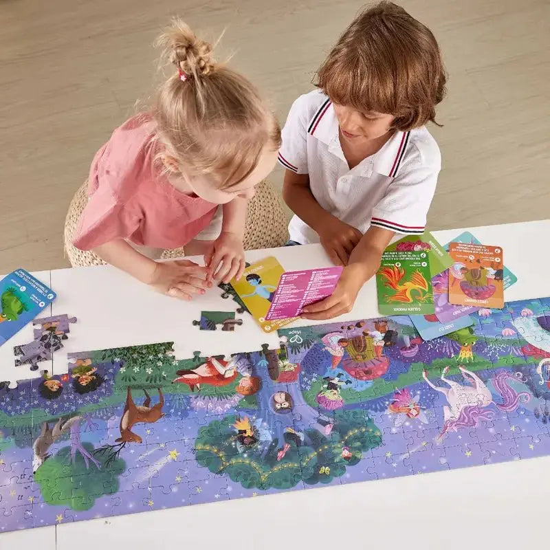 Hape - Magic Forest Glow-in-The - Dark Puzzle - Limolin 