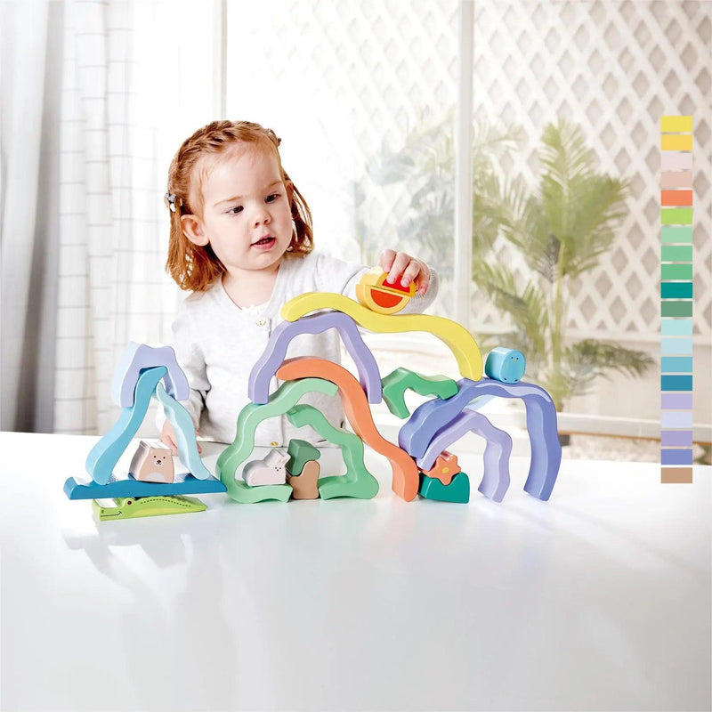 Hape - Nature Scene Stacking Blocks - Limolin 
